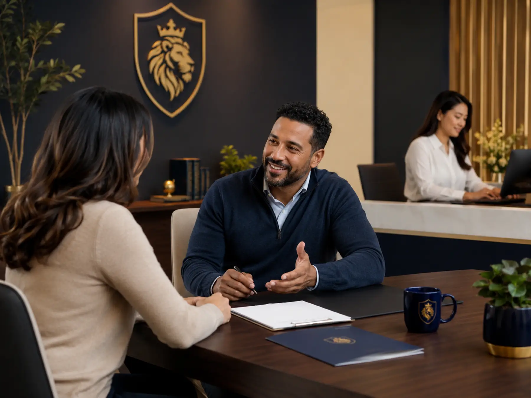 Noble tax consultation in a branded office